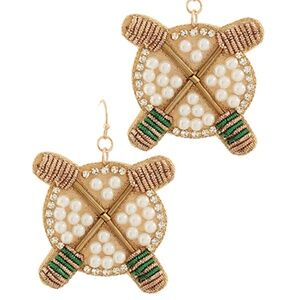 Golf Pearl Earrings